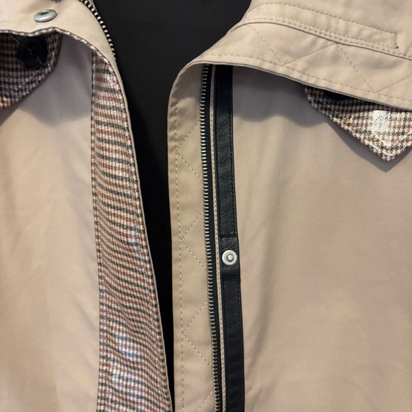 Mackage Montreal Beige Houndstooth Trim Coat Women’s XS - Picture 4 of 7